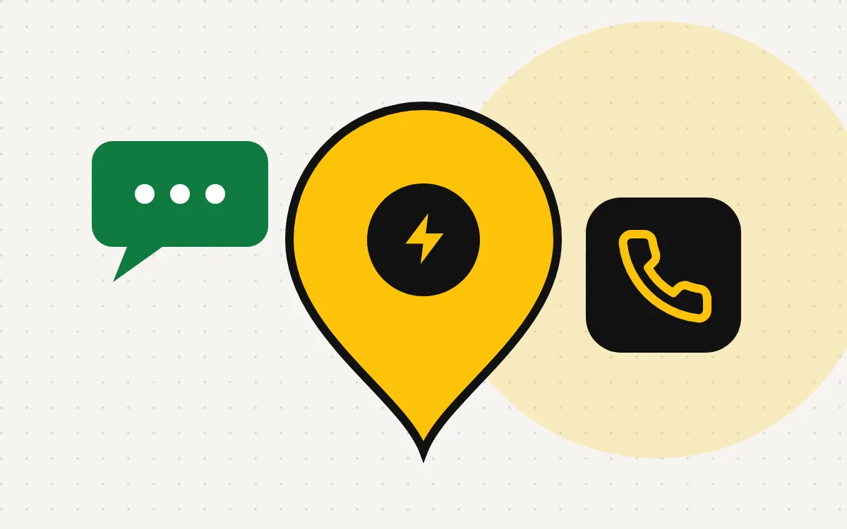 Canais de atendimento: WhatsApp, telefone e formulário de orçamento