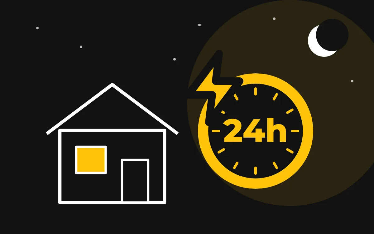 Ilustração de eletricista 24 horas — serviço de eletricista na Zona Norte de São Paulo